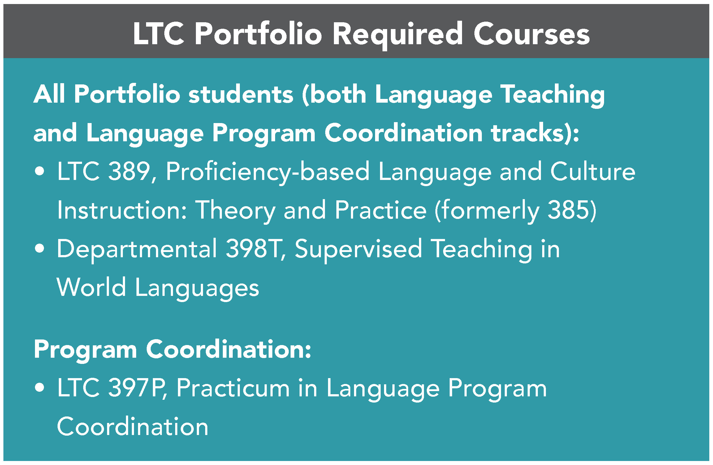 Required Courses